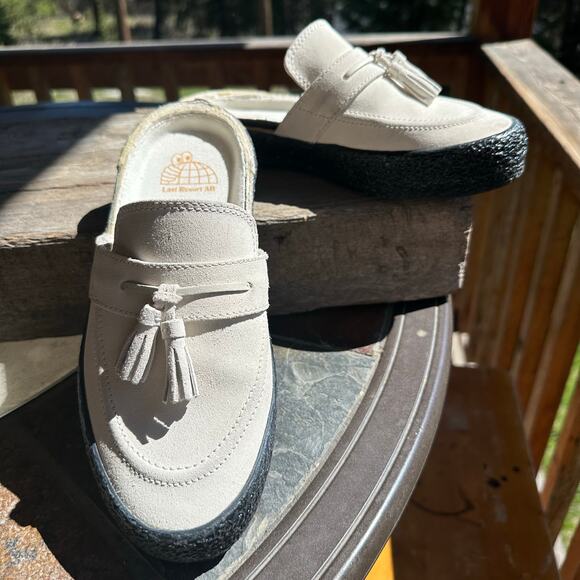 Last Resort AB Tasseled Skateboard Shoe Slide Loafer SZ 6 Suede VM005 MODIFIED - Picture 5 of 9